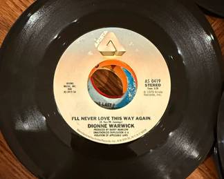 Dionne Warwick Ill Never Love This Way Again inch Vinyl Record