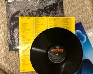 Bon Jovi "Slippery When Wet" Vinyl Record