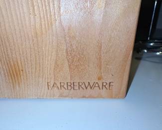 Farberware Wooden Knife Block Set with Knives second image