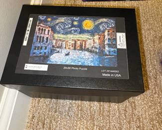 Lantern Press Starry Night Over Venice Piece Photo Puzzle