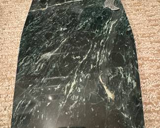 Godinger Silver Art Co. Green Marble Cheese Board with Pewter Grapevine Embellishment