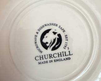 Churchill Willow Pattern Soup Bowls second image