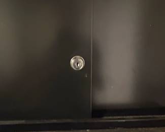 Black Metal MultiDrawer Filing Cabinet second image