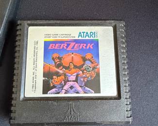 Atari Berserk Video Game Cartridge