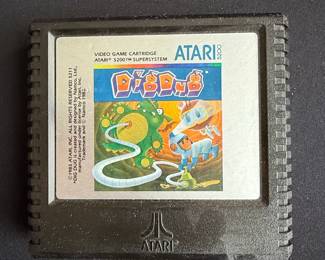 Atari Dig Dug Video Game Cartridge