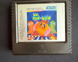 Atari Ms. PacMan Video Game Cartridge