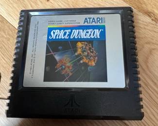 Atari Space Dungeon Video Game Cartridge