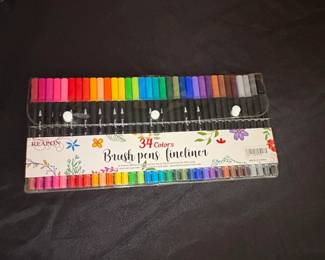 REAEON Colors Brush Pens Fineliner Set