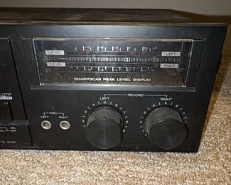 Sharp Stereo Cassette Deck RT and Accusonic PA Amplifier AS second image