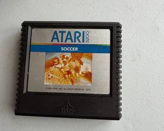 Atari Soccer Video Game Cartridge