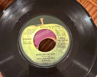 Paul McCartney & Wings "Band on the Run" / "Helen Wheels" 7" Vinyl Single
