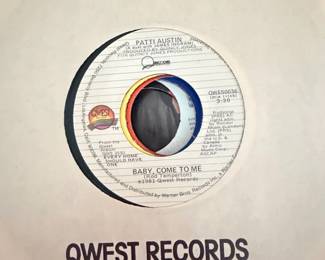 Patti Austin Baby, Come to Me inch Vinyl Record