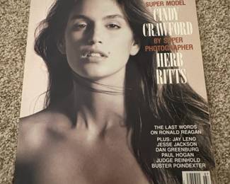 Playboy Magazine July Cindy Crawford Cover