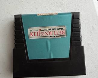 Star Wars Return of the Jedi Death Star Battle NES Game Cartridge