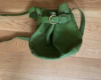 Coach Leather Bucket Bag