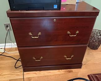 Sauder Heritage Hill Cherry Finish TwoDrawer Filing Cabinet