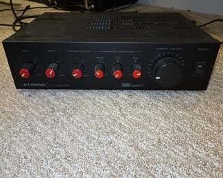 Sharp Stereo Cassette Deck RT and Accusonic PA Amplifier AS sixth image