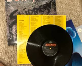 Bon Jovi Slippery When Wet Vinyl Record