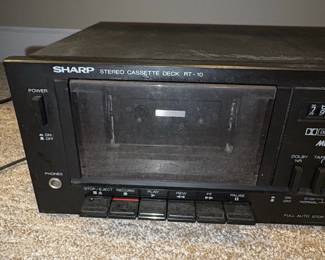 Sharp Stereo Cassette Deck RT and Accusonic PA Amplifier AS third image