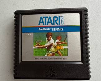Atari RealSports Tennis Video Game Cartridge