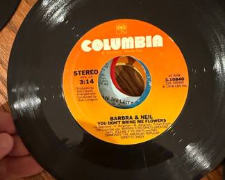 Barbra & Neil - You Don't Bring Me Flowers 7" Vinyl Single
