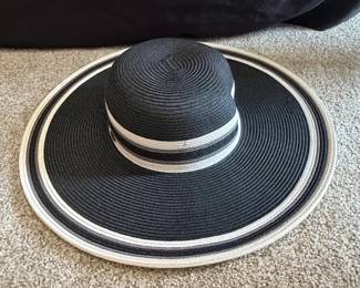 San Diego Hat Company Black and Beige Wide Brim Sun Hat