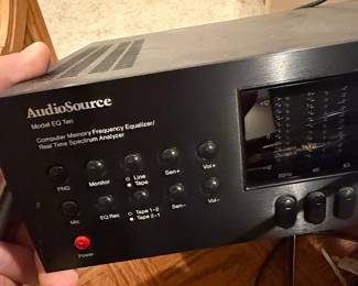 AudioSource Model EQ Ten Computer Memory Frequency Equalizer or Real Time Spectrum Analyzer