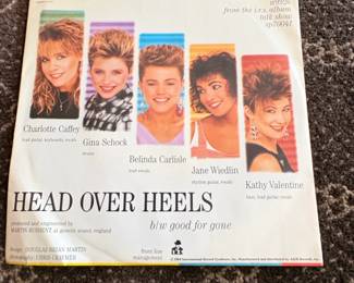 The GoGos Head Over Heels or Good for Gone Vinyl Single