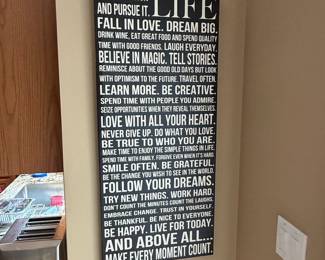 Inspirational Quote Wall Art