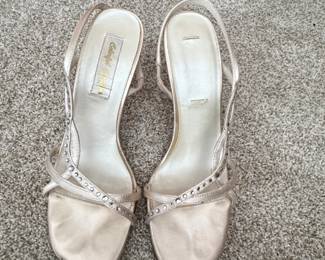 Comfortable Creations Embellished Heeled Sandals