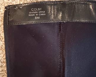 Ellen Tracy Colby Black Suede KneeHigh Boots second image