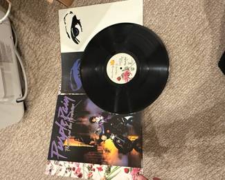 Prince and the Revolution Purple Rain Vinyl LP with Poster
