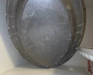 Vintage Wilton Armetale Pewter Plate with Grapevine Motif second image