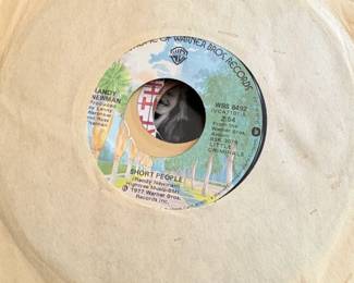 Randy Newman Short People Vinyl Record