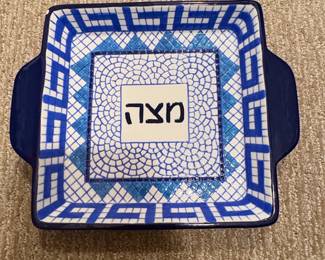 Armenian Ceramic Matzah Plate