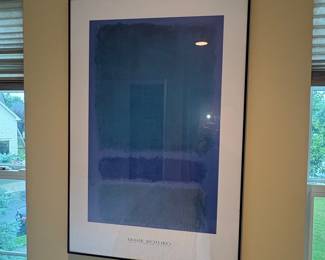 Mark Rothko Untitled (Green, Blue, Green on Blue) 1968 Print