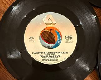 Dionne Warwick "I'll Never Love This Way Again" 7-inch Vinyl Record