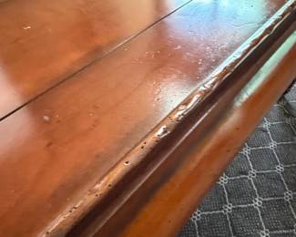 Vintage Carved Wood Coffee Table third image