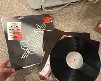 Styx Caught in the Act Live Vinyl Record 2xLP