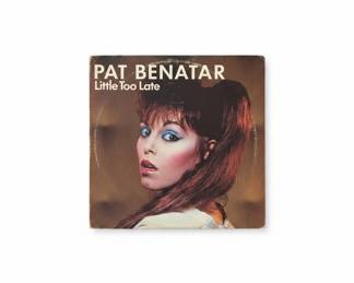 Pat Benatar Little Too Late Vinyl Single second image