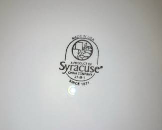 Syracuse China The Mansions Pattern Dinner Plate second image