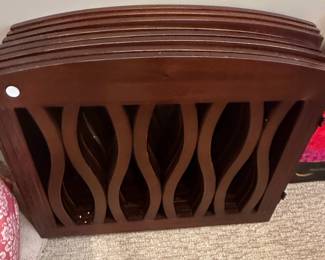 Wooden doggy gate