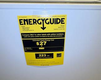 Hisense . cu. ft. Chest Freezer second image