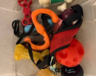 Assorted Dog Toys Bundle with Treat Pouch