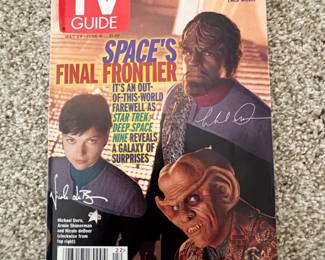 TV Guide Magazine Star Trek Deep Space Nine May June ,