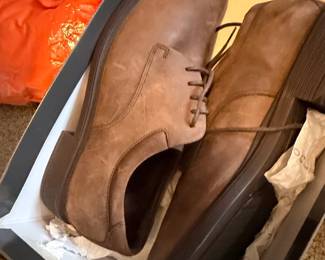 Brown Suede LaceUp Oxford Shoes