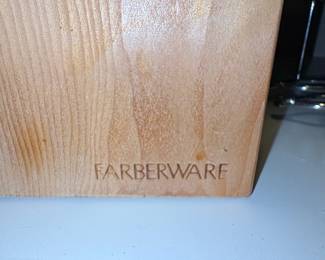 Farberware Wooden Knife Block Set with 5 Knives
