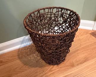 Woven Rope Waste Basket