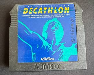Activision The Decathlon Atari Video Game Cartridge