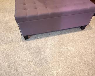 Christopher Knight Home Tufted Storage Ottoman Bench, Purple